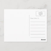 Chalkboard Shamrock, St Patrick's Day Briefkaart (Achterkant)