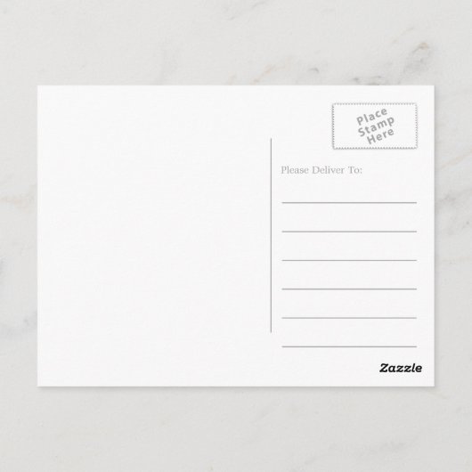 Chalkboard Shamrock, St Patrick's Day Briefkaart (Achterkant)