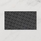 Chalkboard Shamrock St Patrick's Day Drinken Ticke Visitekaartje (Achterkant)