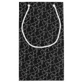 Chalkboard Shamrock, St Patrick's Day Klein Cadeauzakje (Achterkant)