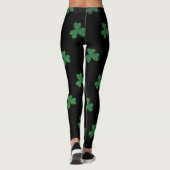 Chalkboard Shamrock St. Patrick's Day Leggings (Achterkant)