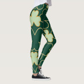 Chalkboard Shamrock St. Patrick's Day Leggings (Rechts)