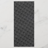 Chalkboard Shamrock, St Patrick's Day Menu Kaart (Achterkant)