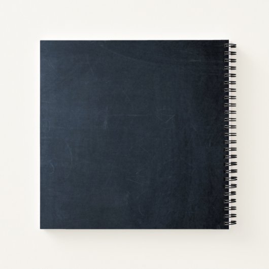 Chalkboard Silver Bar Mitzvah Gastenboek Notitiebo Notitieboek (Achterkant)