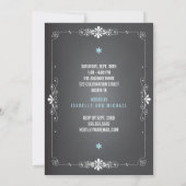 Chalkboard Sip en See Baby BoyInvitation Kaart (Achterkant)