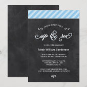 Chalkboard Sip en See Kaart (Voorkant / Achterkant)