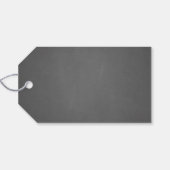 Chalkboard Sjabloon Blank Custom Cadeaulabel (Achterkant Horizontaal)