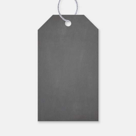 Chalkboard Sjabloon Blank Custom Cadeaulabel (Voorkant)