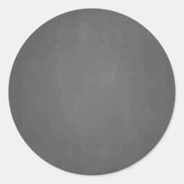 Chalkboard Sjabloon Blank Ronde Sticker