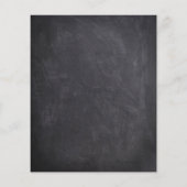 Chalkboard Skeleton Couple Halloween Save the Date (Achterkant)