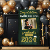 Chalkboard Sketch 2025 Foto Afstudeerfeest Spandoek