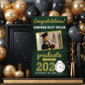 Chalkboard Sketch 2025 Foto Afstudeerfeest Spandoek