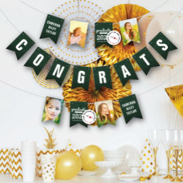 Chalkboard sketch klasse van 2025 foto Afstudeerde Vlaggetjes