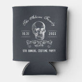 Chalkboard Skull Persoonlijke halloween Partij Blikjeskoeler (Voorkant)