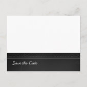 Chalkboard Sla de datum bruiloft Briefkaarten (Achterkant)