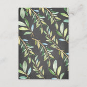 Chalkboard Sloth Baby shower Boek voor Baby Kaart (Achterkant)