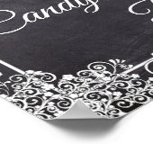 Chalkboard Snoep Bar Poster (Hoek)