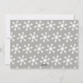 Chalkboard Snowflake Merry-kerstfoto | Feestdagenkaart (Achterkant)