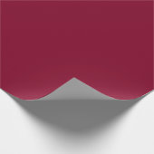 Chalkboard Snowman Deep Cherry Red Cadeaupapier (Hoek)