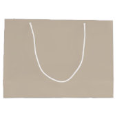 Chalkboard Snowman Khaki Large Cadeautasje (Achterkant)