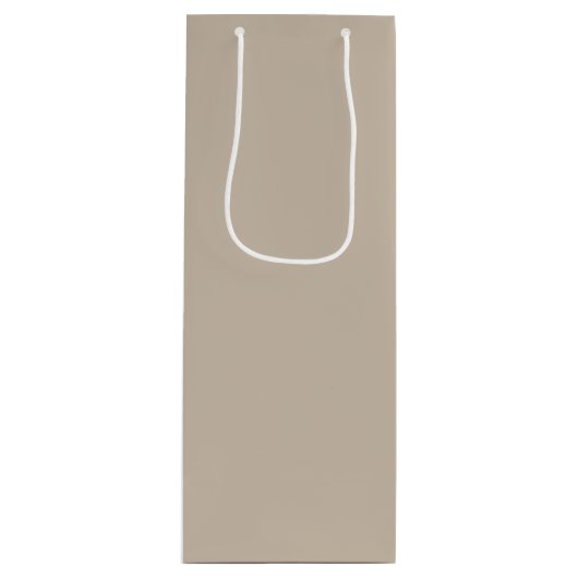 Chalkboard Snowman Khaki Wijn Cadeautas (Voorkant)