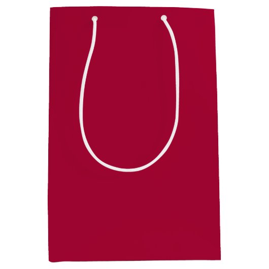 Chalkboard Snowman Medium Cherry Red Cadeauzakje (Voorkant)