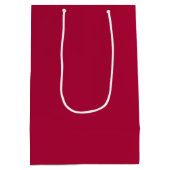Chalkboard Snowman Medium Cherry Red Cadeauzakje (Achterkant)