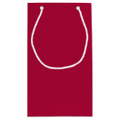 Chalkboard Snowman Medium Cherry Red Klein Cadeauzakje (Achterkant)