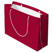 Chalkboard Snowman Medium Cherry Red Large Cadeautasje (Achterkant Gekanteld)