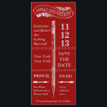 Chalkboard  sparen de Datum Save The Date<br><div class="desc">Hier is een creatieve, stijl van het bord die je familie en vrienden zal verwelkomen bij je speciale gelegenheid. Bovenaan dit ontwerp staat een spandoek met de woorden "Familie en Vrienden", een potlood, pijlen en horizontale lijnen. U kunt de tekststijl, de kleur en de grootte veranderen om uw eigen afbeelding...</div>