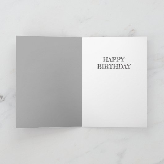 Chalkboard Speciaal voor de dag van de geboorte Kaart (Binnen)