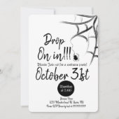 Chalkboard Spider Costume Halloween Birthday Kaart (Voorkant)