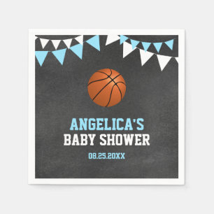 Chalkboard Sports BASKETBALL Theme Baby shower Servet
