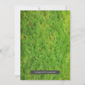 Chalkboard Sports Kinder Soccer Birthday Party Kaart (Achterkant)