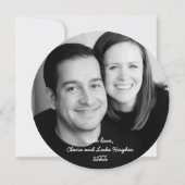 CHALKBOARD STAMPED  FLORAL HOLIDAY KAART (Achterkant)