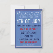 Chalkboard Star-uitnodiging Kaart (Voorkant)