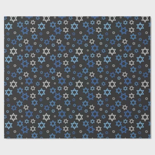 Chalkboard Star van David Hanukkah Cadeaupapier (Vlak)