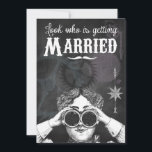 Chalkboard Steampunk Bruiloft Kaart<br><div class="desc">Chalkboard steampunk bruiloft uitnodiging aanpasbaar aan uw event specificaties.</div>