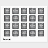 Chalkboard stijl gepersonaliseerde gunst Stickers (Vel)