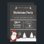 Chalkboard Stijl Kerstmis Uitnodiging Kaart<br><div class="desc">Elegant Chalkboard Kerstfeest / Vakantie Party Uitnodiging sjabloon . Geweldig om te gebruiken voor etentjes,  maak indruk op je vrienden met dit feestelijke uitnodigingsontwerp voor kerstfeestjes.</div>