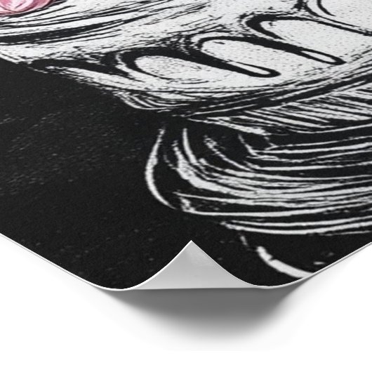 Chalkboard stijl verjaardagsontwerp poster (Hoek)