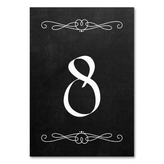 Chalkboard Style 3,5 inch x 5 inch #8 Kaart (Voorkant)