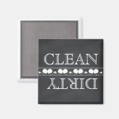 Chalkboard Style Dishwaser Magnet Clean & Dirty (Voorkant / Achterkant)