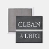 Chalkboard Style Dishwaser Magnet Clean & Dirty (Voorkant / Achterkant)