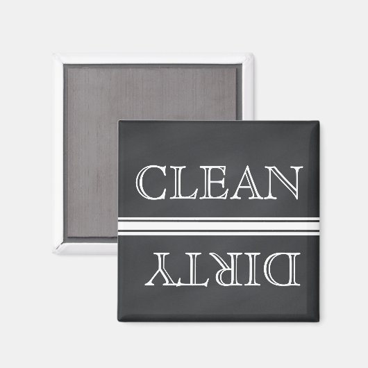 Chalkboard Style Dishwaser Magnet Clean & Dirty (Voorkant / Achterkant)