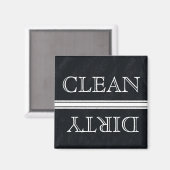 Chalkboard Style Dishwaser Magnet Clean & Dirty (Voorkant / Achterkant)
