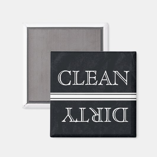 Chalkboard Style Dishwaser Magnet Clean & Dirty (Voorkant / Achterkant)