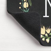 Chalkboard Style Monogram Mousepad Muismat (Hoek)