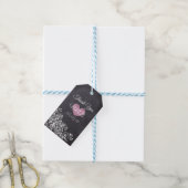 Chalkboard Style Weddenschap Dank je cadeau Label Cadeaulabel (Met Touw)