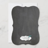 Chalkboard Summer Solstice-uitnodiging Kaart (Achterkant)